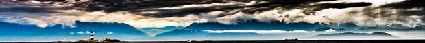 Race Rocks - Turbulent Sky panorama